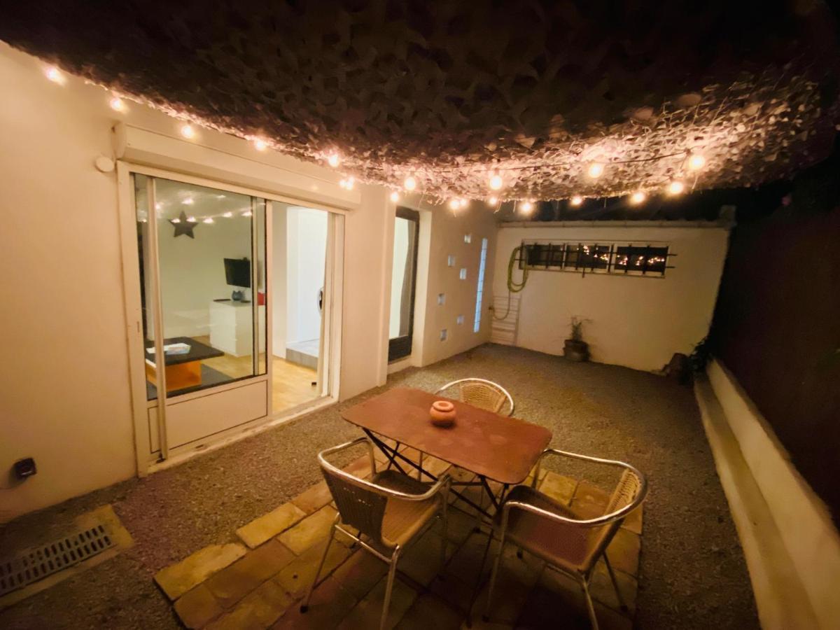 Grand Studio De 38M2 Et Cour Independante De 25M2 Dont Wifi Et Netflix Apartment Montpellier Luaran gambar